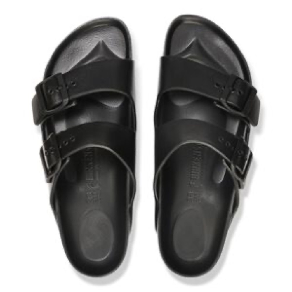 Birkenstock Black Two-Strap EVA Sandals